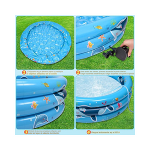 AquaFun Kids Splash Pool (COMPRA Y PAGA EN CASA)